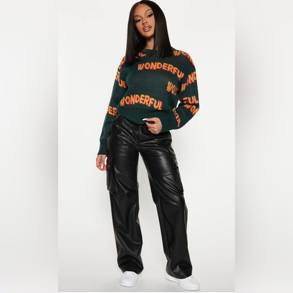 Fashion Nova Sweaters - Fashion Nova Women's Green Sweater